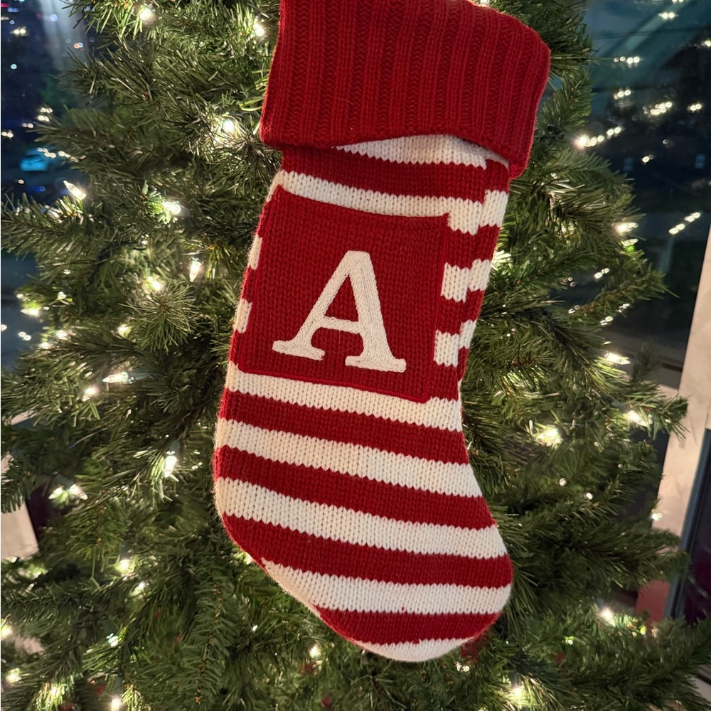 Wonderstruck Target Red A striped stocking